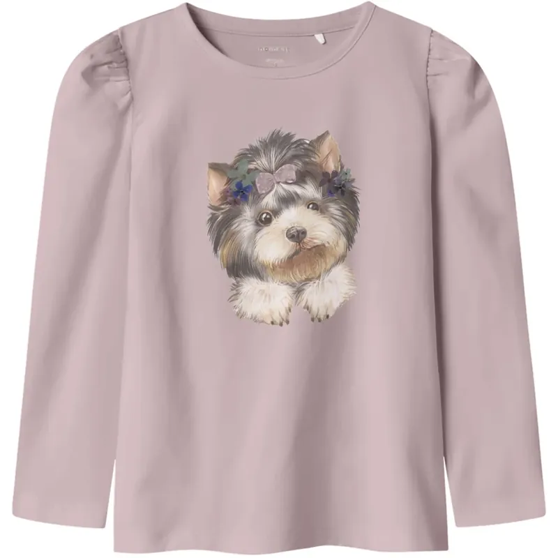 Populärt val Name It Burnished Lilac Nmfninea Ls Topp