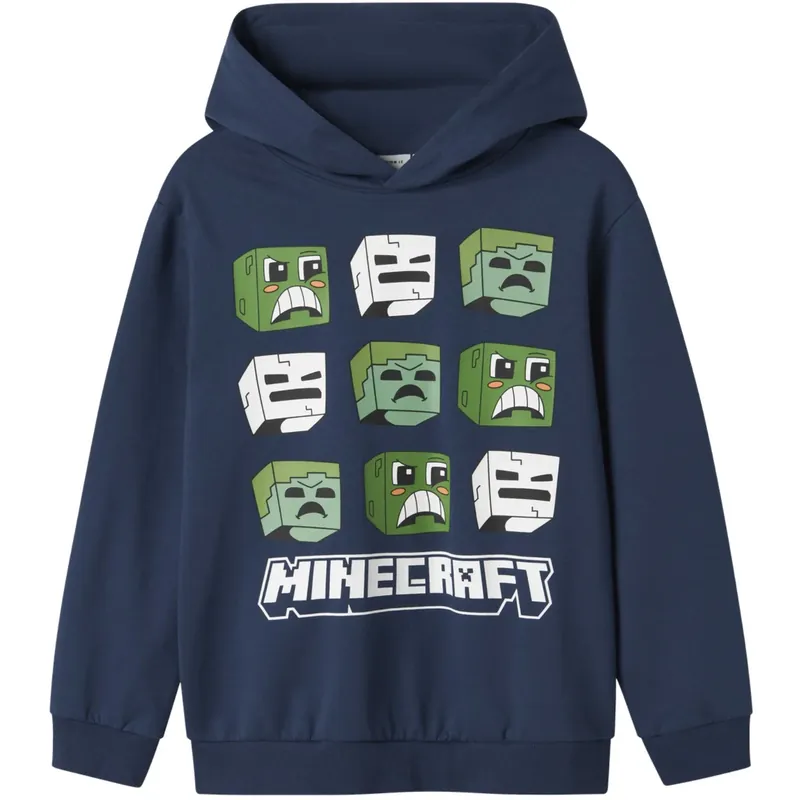Name It Insignia Blue Nkmsaag Minecraft Nreg Sweat Wh Bru Bfu Erbjudandepris