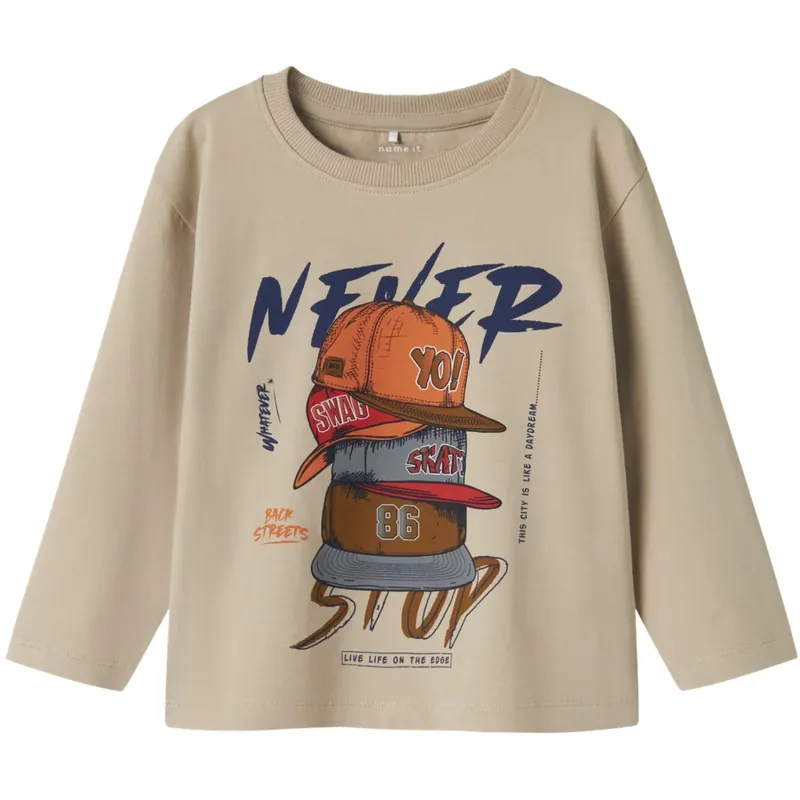 Name It Island Fossil Nmmniko Ls Nreg Topp Box Extra rabatt