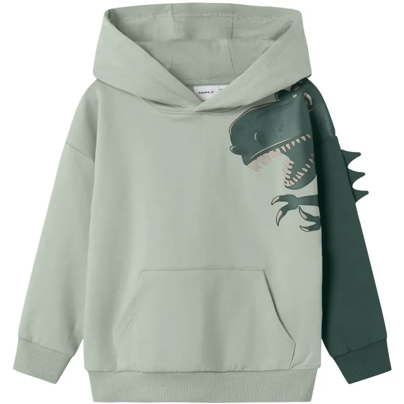 Name It Jadeite Nmmnash Ls Nreg Sweat Wh Bru Box Lågt pris