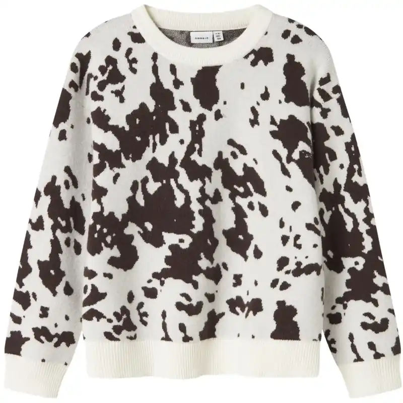 Name It Seal Brown Cow Nkforkide Ls Stickad Box Populär