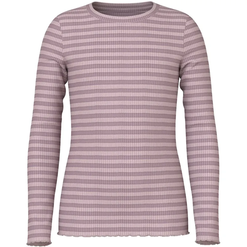 Outlet Name It Toadstool Burnished Lilac Nkfvemma Ls Slim Topp