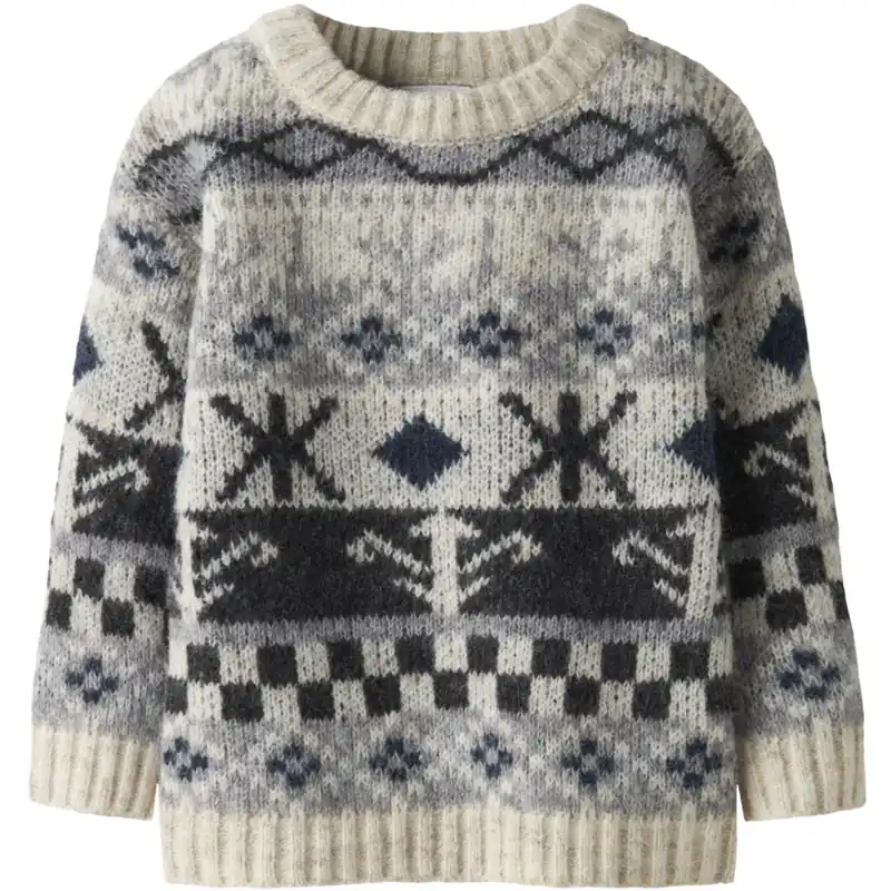 Begränsat antal Name It Cloud Dancer Nmmoddur Ls Stickad