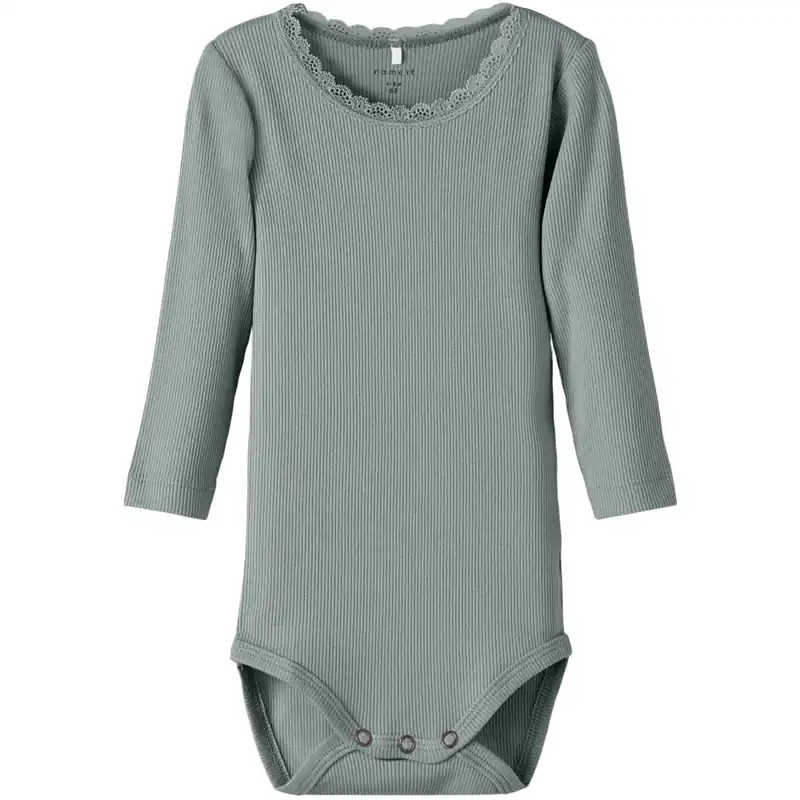 Trygg betalning Name It Slate Gray Nbfkab Ls Body Noos