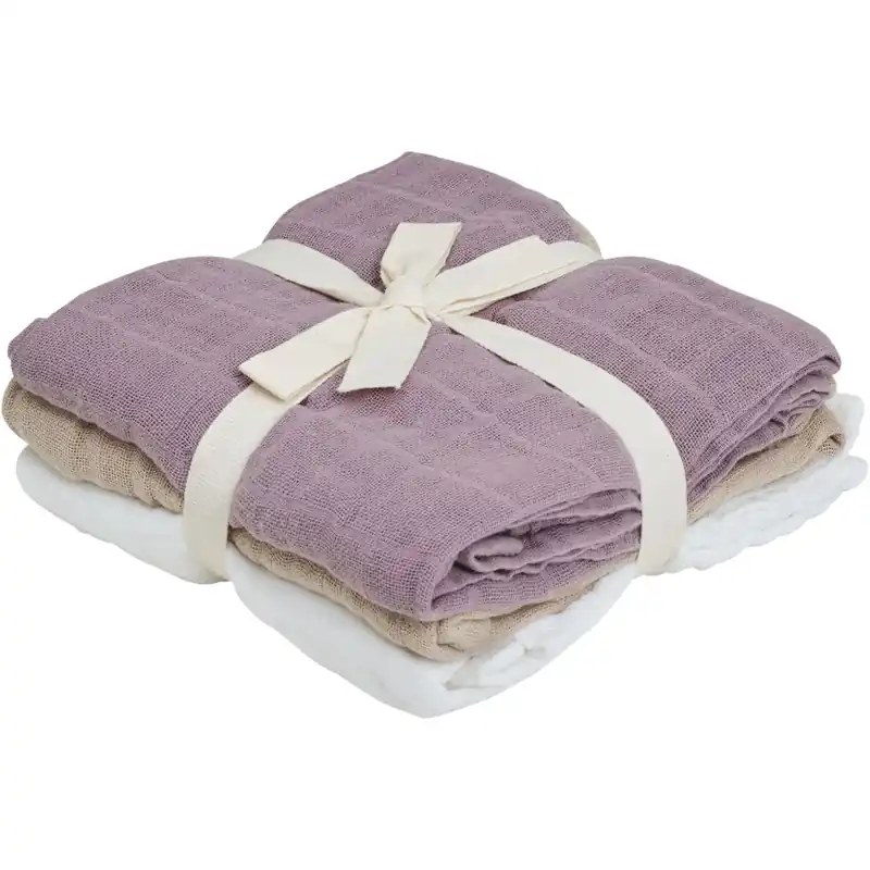 Expressleverans Pippi Quail Muslin Cloth (3-Pack)