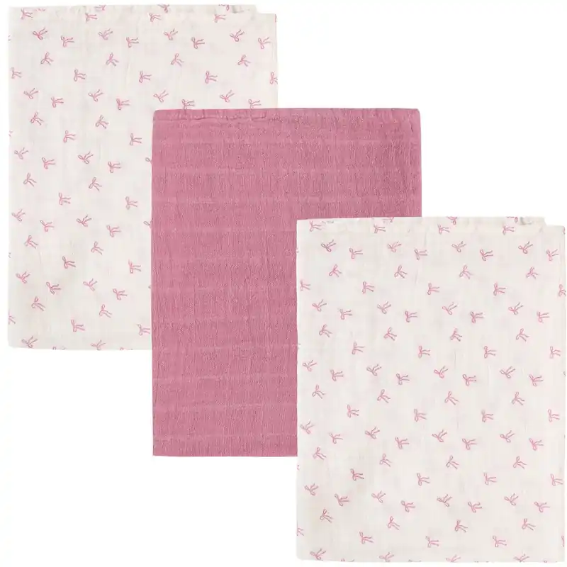 Pippi Mauve Orchid Muslin Cloth (3-Pack) Nyhet