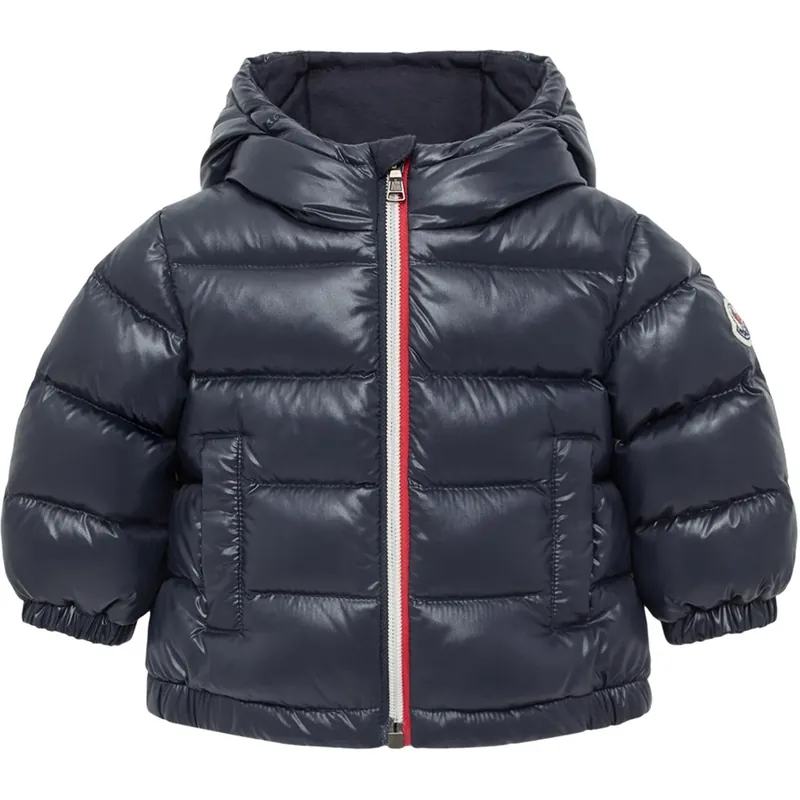 Erbjudande Moncler Navy New Aubert Jers Jacka