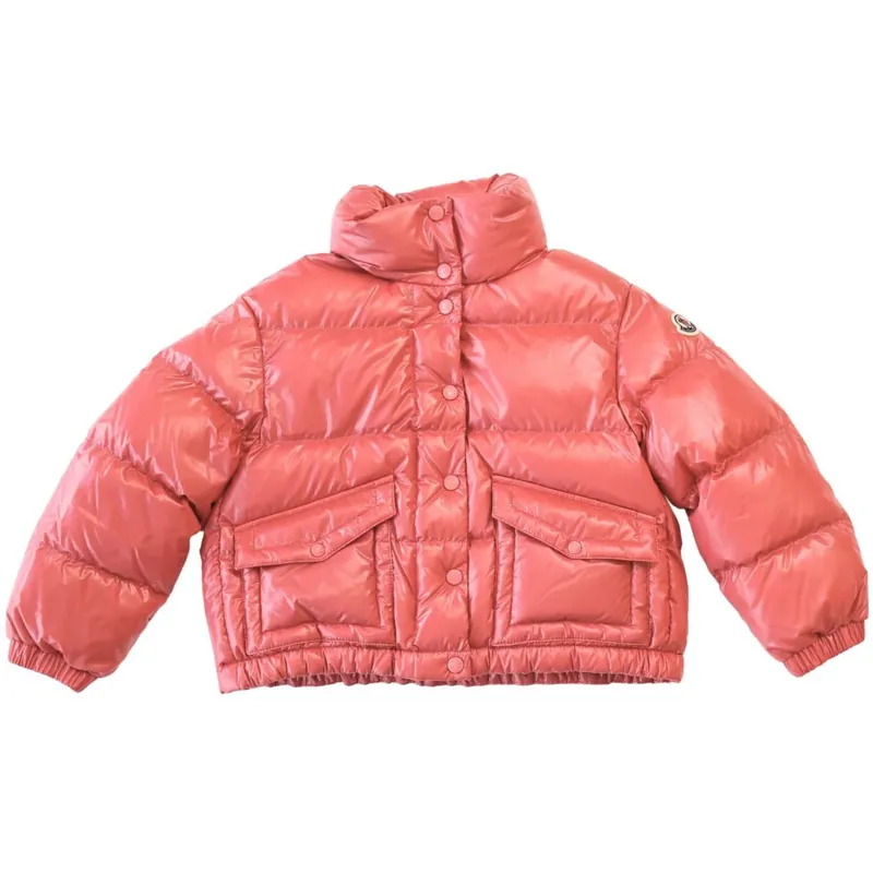 Moncler Bright Pink Puivert Jacka Lågt pris