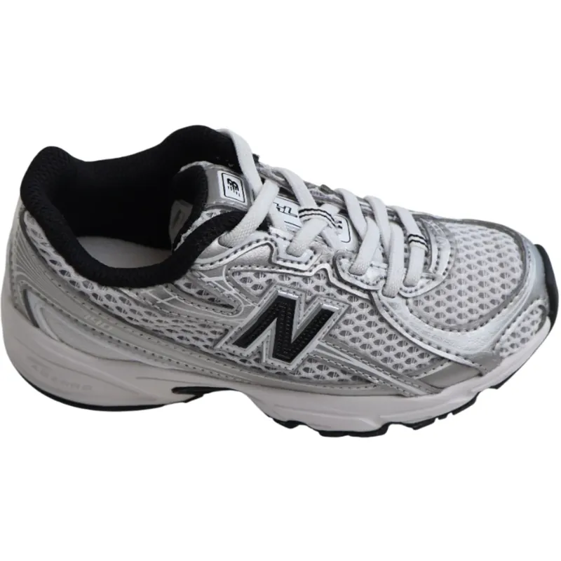 Utförsäljning New Balance Silver Metallic 740 Kids Bungee Lace Sneakers