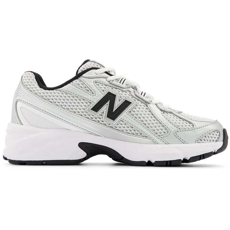 New Balance Silver Metallic 740 Kids Lace Sneakers Reapris