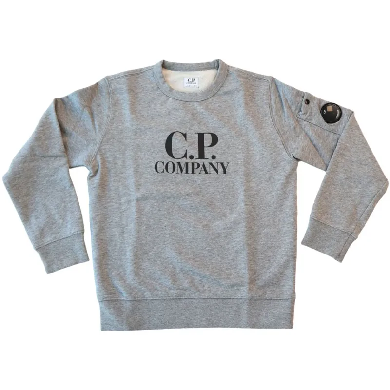 Snabb leverans C.P. Company Melange Grey Sweatshirt