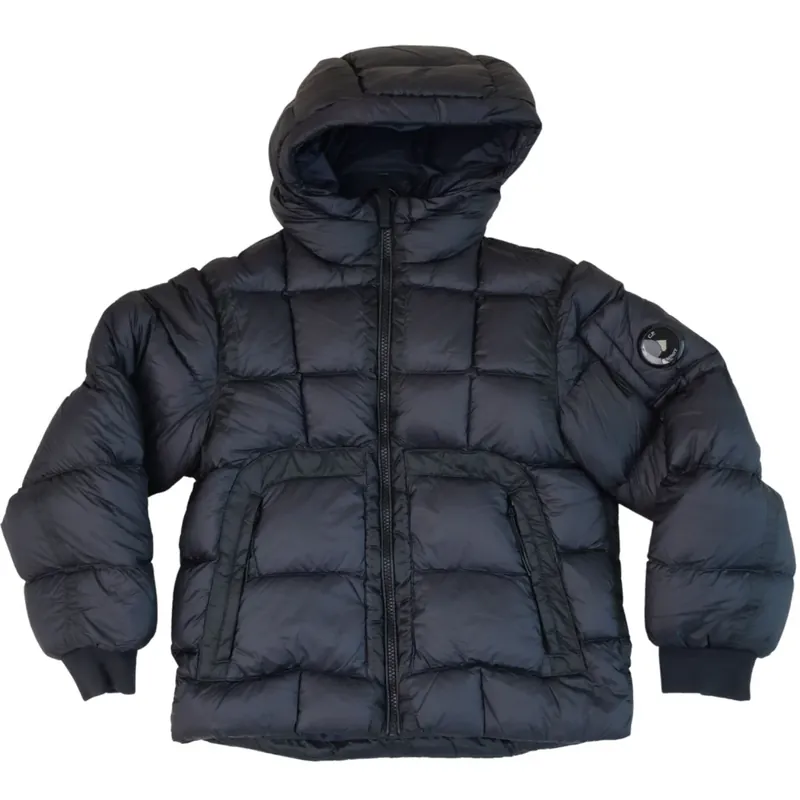 C.P. Company Total Eclipse Blue Feather Jacka Outlet
