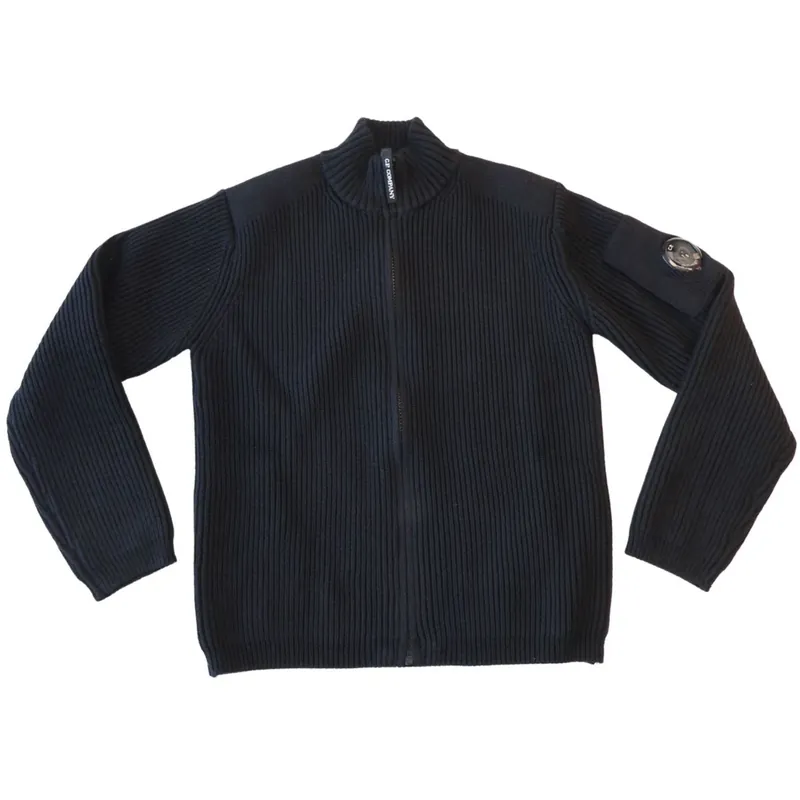 Kundfavorit C.P. Company Black Tricot Med Zip