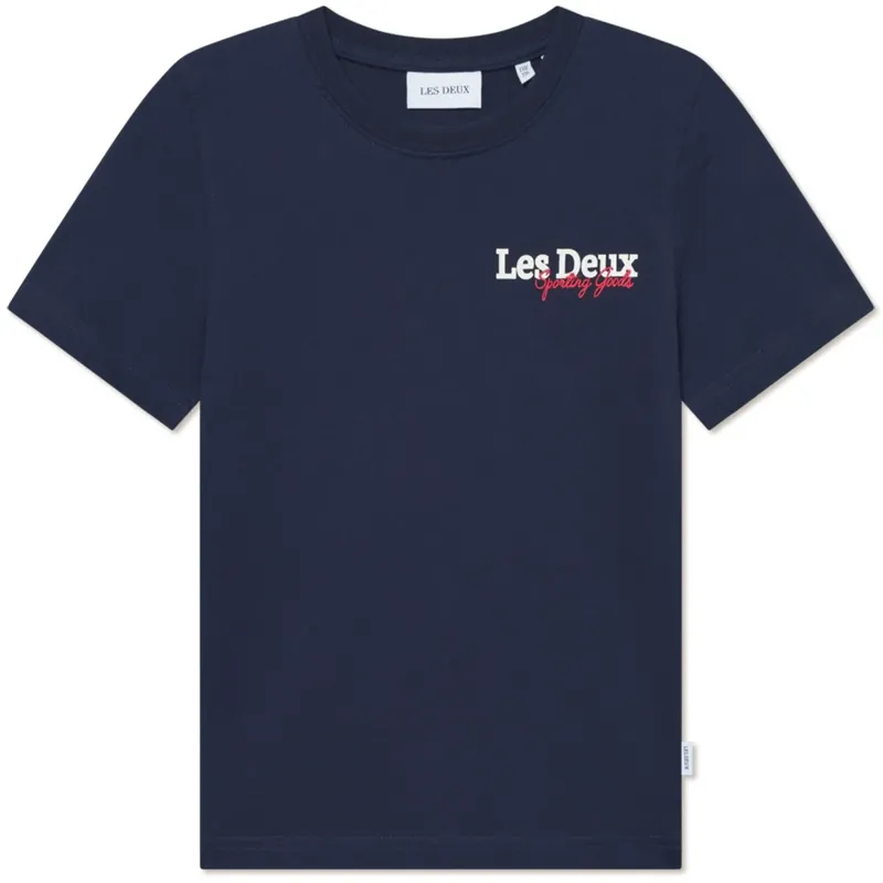 Les Deux Kids Dark Navy Racing T-shirt KIDS Sista chansen