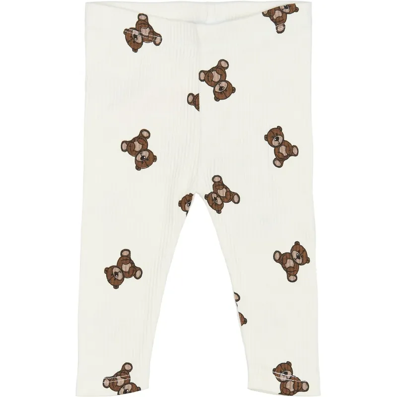THE NEW Siblings Cloud Dancer AOP TNSBPaulo Rib Leggings Erbjudande