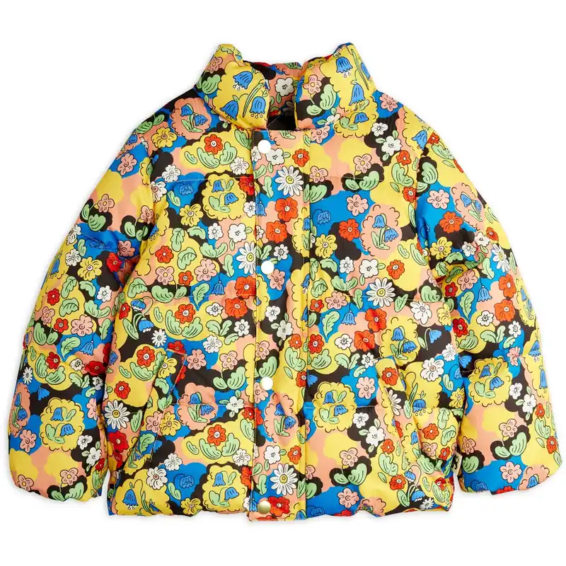 Extra rabatt Mini Rodini Multi Flowers AOP Citypuffer