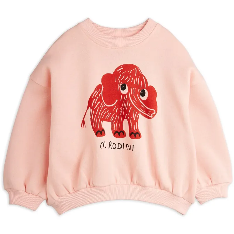 Mini Rodini Pink Mammoth Sp Sweatshirt Begränsad tid