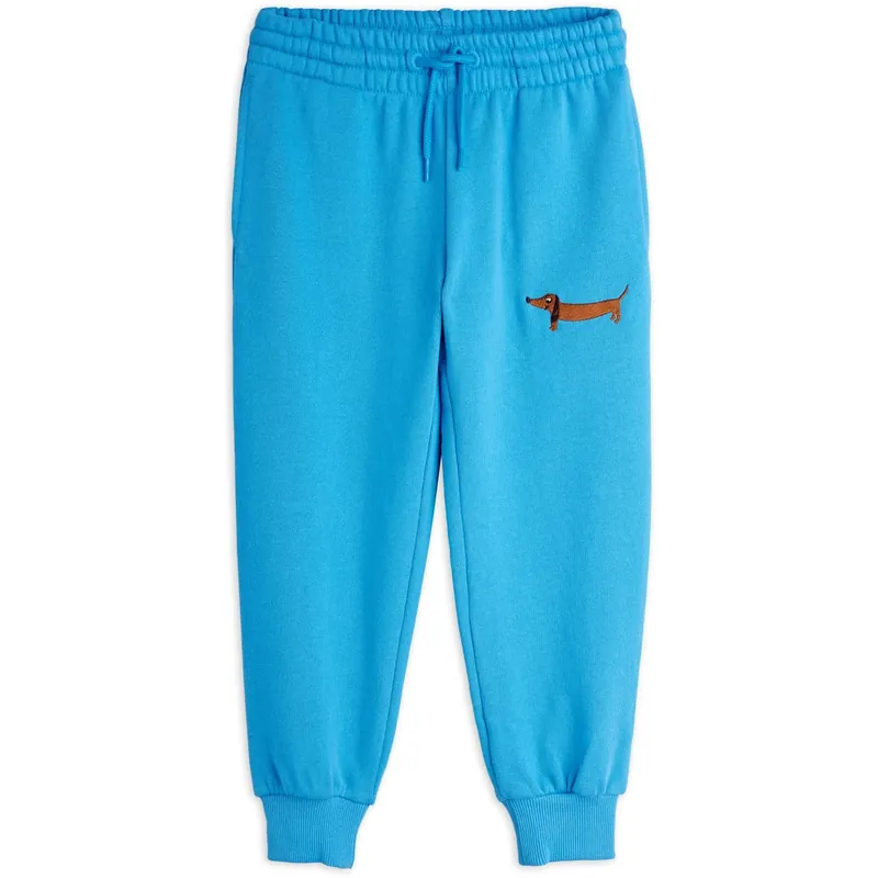 Premium Mini Rodini Blue Dog Emb Sweatpants