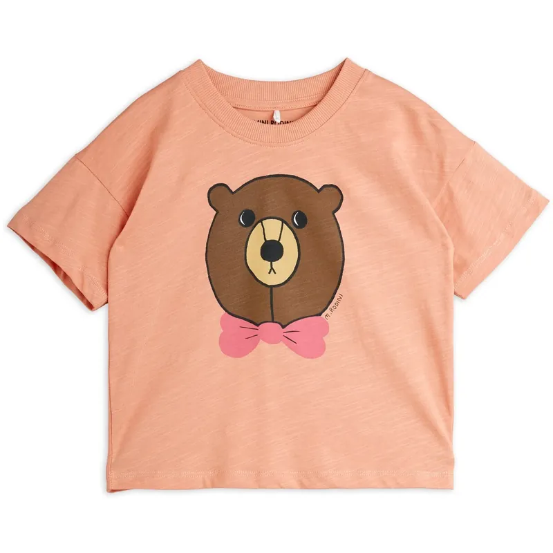Mini Rodini Pink Björn Sp Ss Tee Lägg i varukorgen