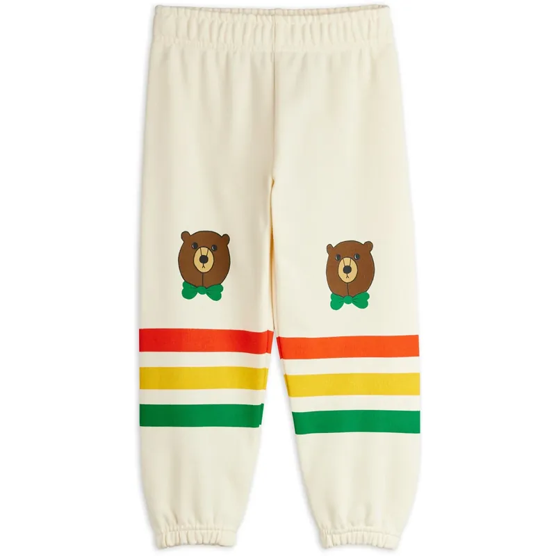 Begränsad tid Mini Rodini Off-white Björn Stripe Sweatpants