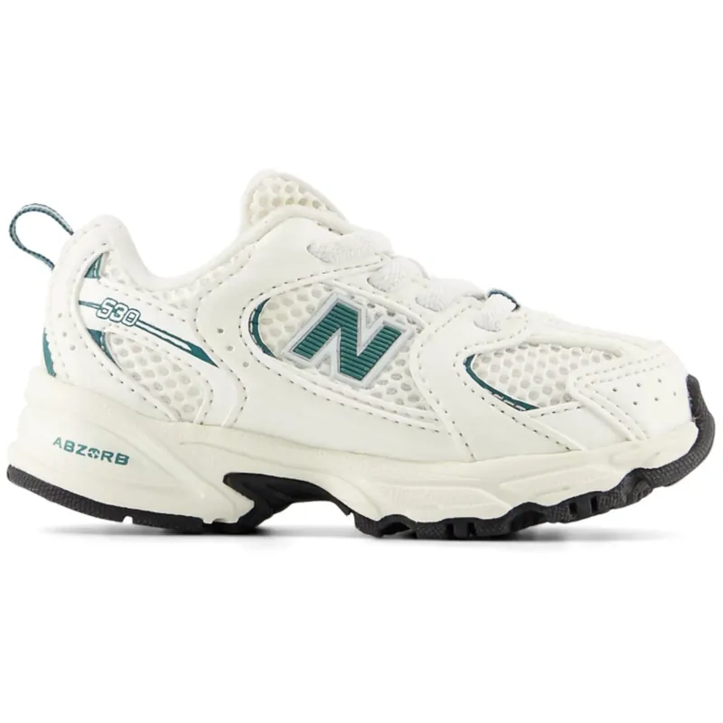 New Balance Sea Salt 530 Kids Bungee Lace Sneakers Begränsat erbjudande