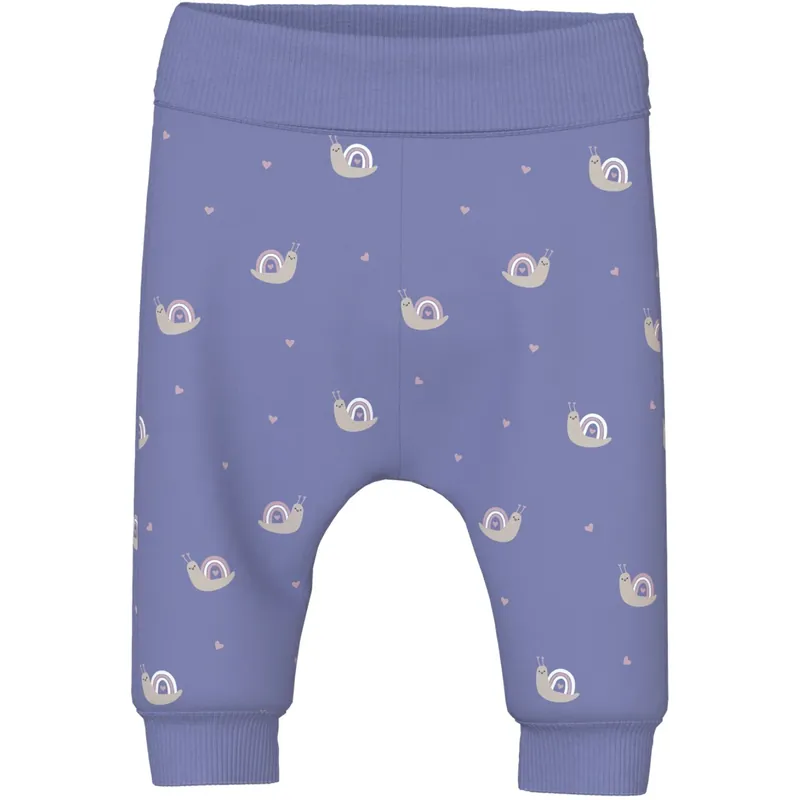 Name It Lavender Violet Snail Nbfvimone Sweat Byxor Box Bru Lågt pris