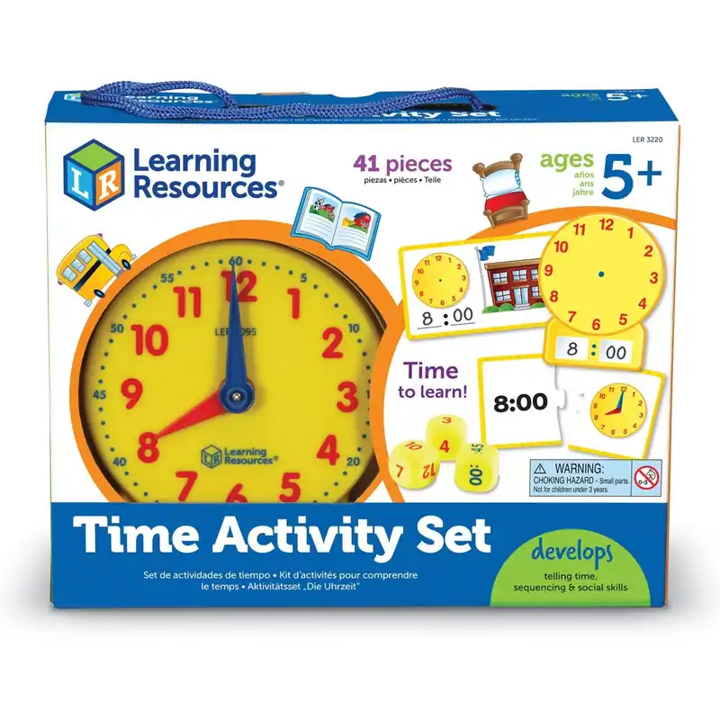 Populärt val Learning Resources® Time Activity Sett