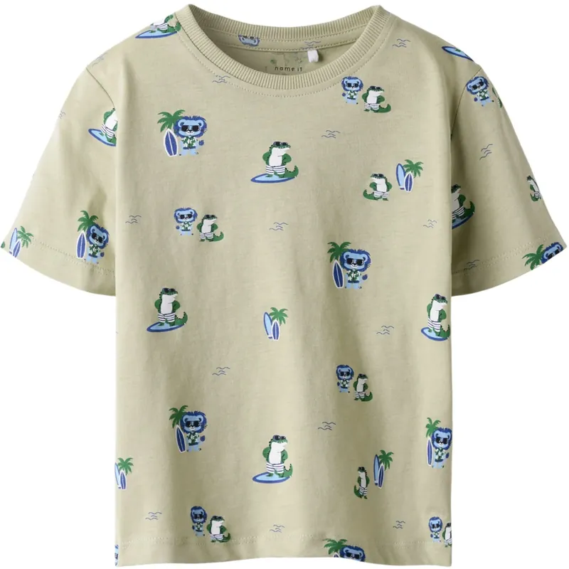 Name It Swamp Nmmjaxon Ss Nreg Topp Box Pb Outlet