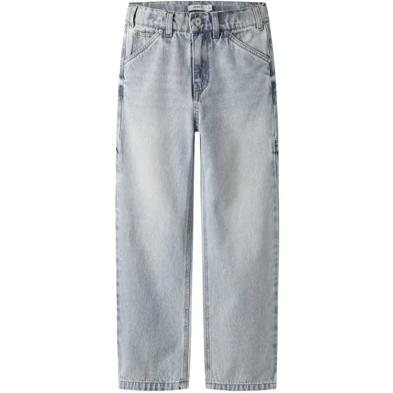 Rabatter Name It Light Blue Denim Nkmryan Straight Jeans Carp 4525-Im Noos