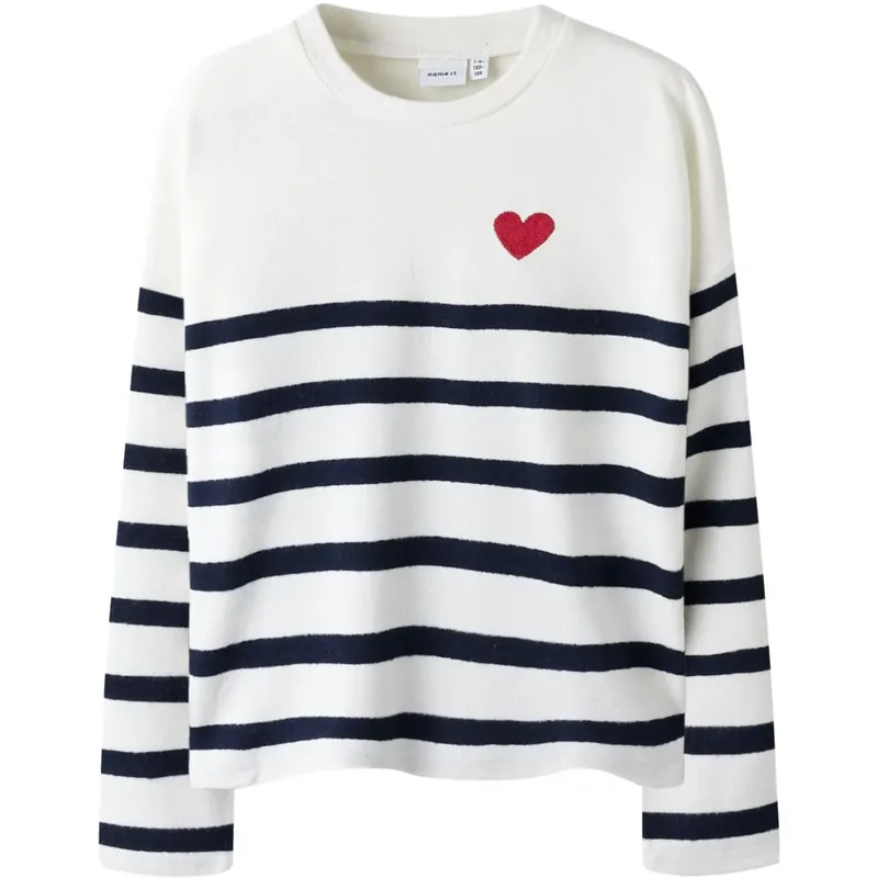 Name It Dark Sapphire Nkfline Ls Stickad Ps Noos Outlet