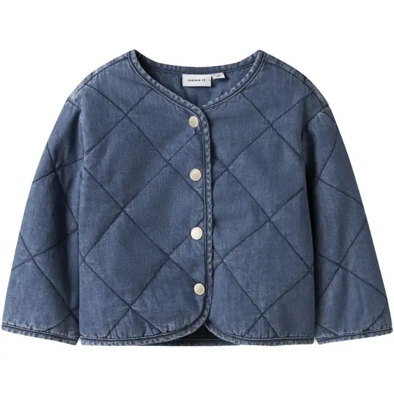 Name It Dark Blue Denim Nmfjuliette Quilt Dnm Jacka 6016-Pa B Bästa pris