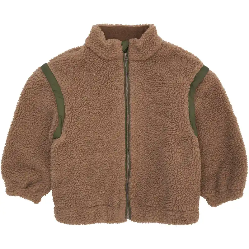 Köp online COPENHAGEN COLORS Natural/Green Comb. Nallebjörn Jacka W. Removable Ärmar