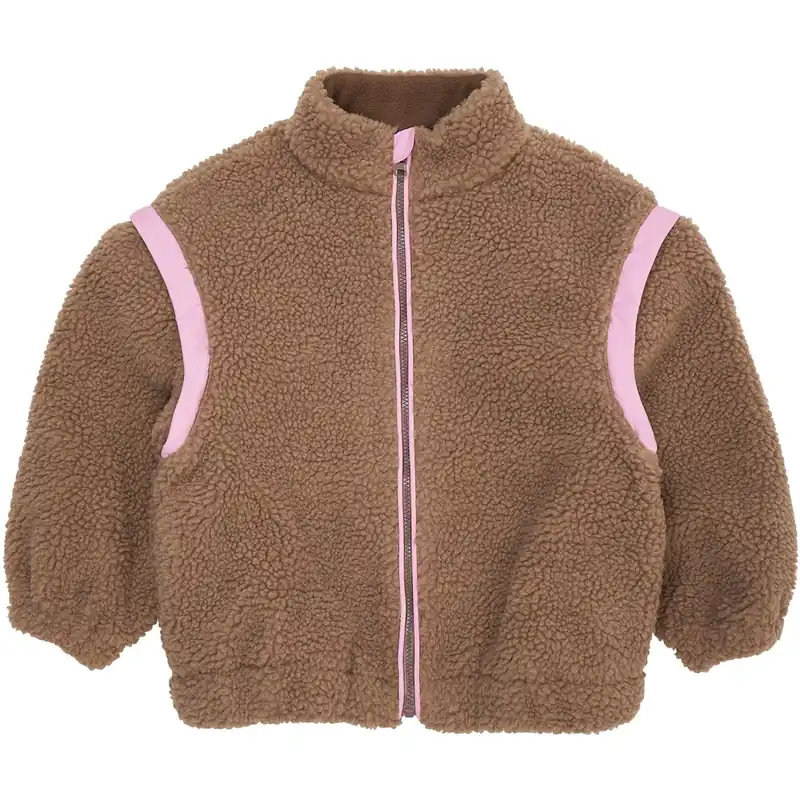 COPENHAGEN COLORS Natural/Pink Comb. Nallebjörn Jacka W. Removable Ärmar Erbjudande
