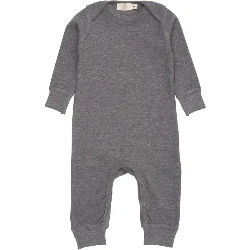 COPENHAGEN COLORS Grey Mel. Modal Full Body Romper Nyhet