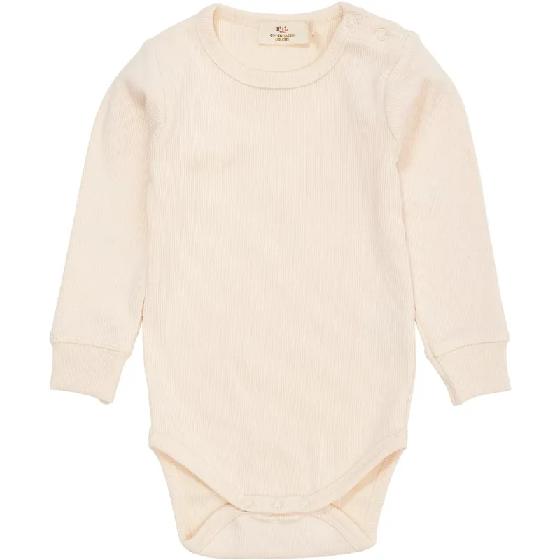 COPENHAGEN COLORS Dusty Rose Modal Rib Ls Body Outlet