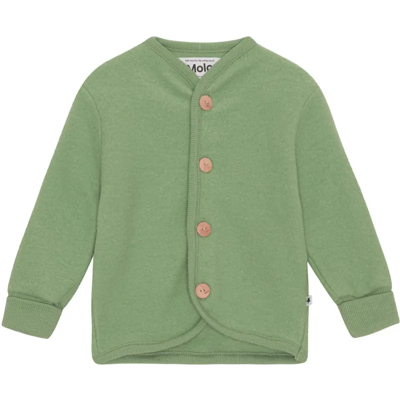 Molo Moss Green Umber Fleece Jacka Lågt pris
