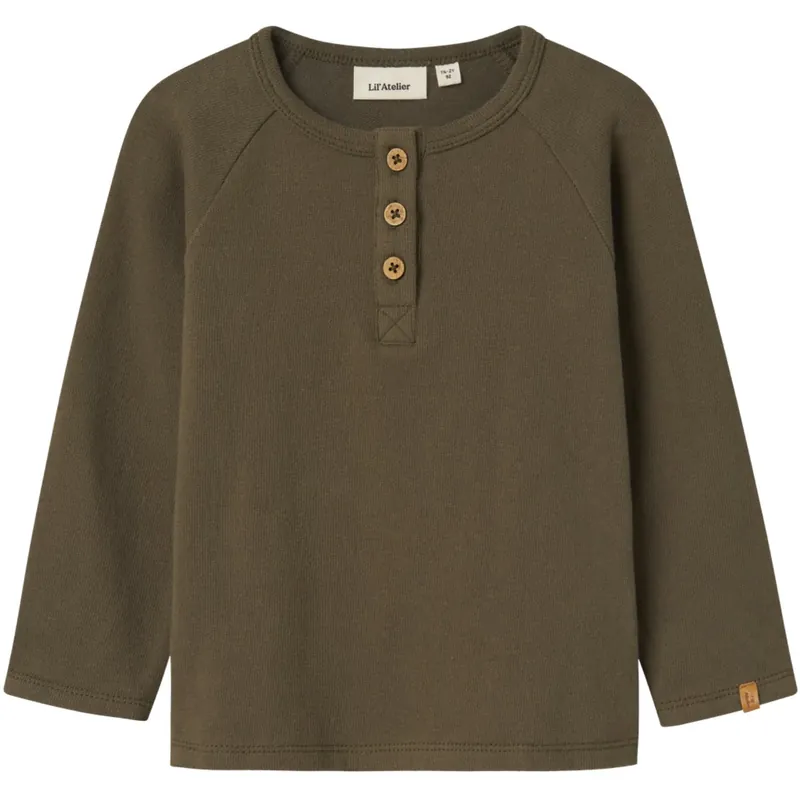 Bästa pris Lil‘Atelier Sea Turtle Nmmluno Ls Slim Topp Lil