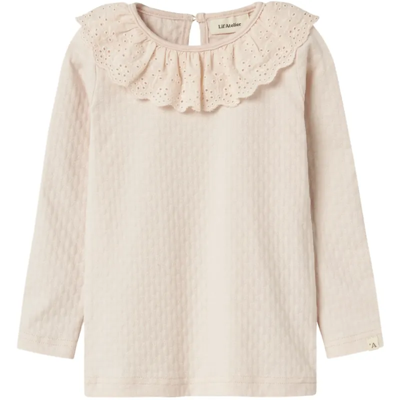 Premium Lil‘Atelier Silver Peony Nmfkira Ls Slim Topp Lil