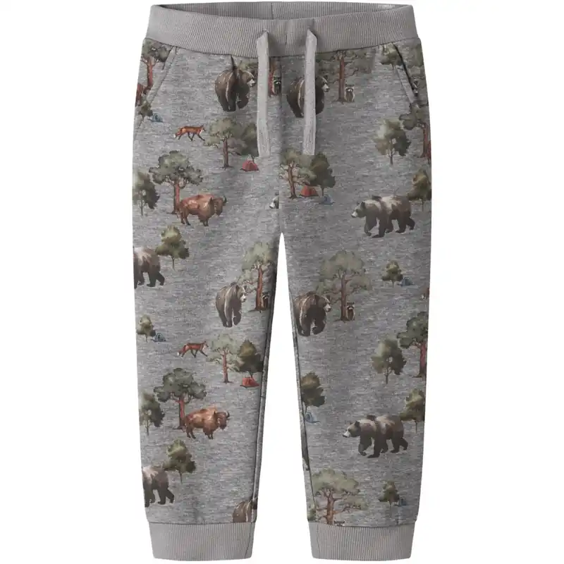 Name It Grey Melange Nmmolin Nreg Sweat Byxor Bru Box Reapris