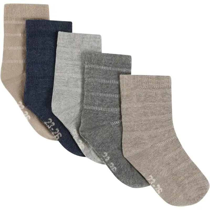 Minymo Blue Nights Strumpor W. Stickad (5-Pack) Sänkt pris
