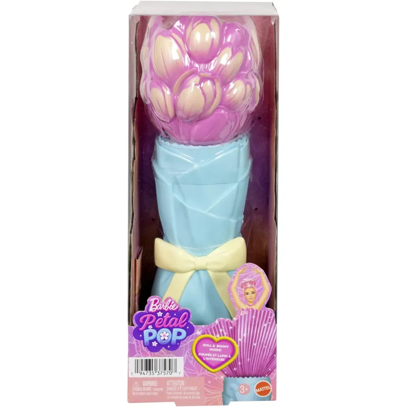 Billigare Barbie® Flower Reveal Lyserød Tulipan