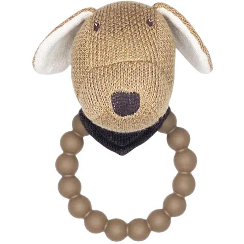 Smallstuff Nature Strikket Rangle Med Silikonering Hund Outlet