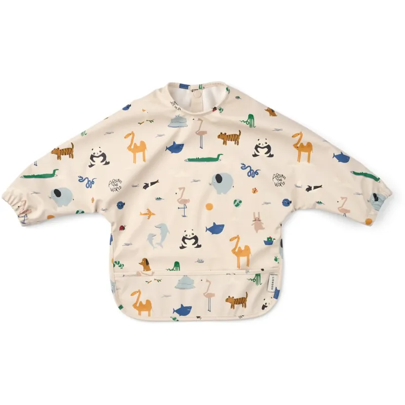 Nyhet LIEWOOD Around The World / Sandy Merle Printed Cape Haklapp
