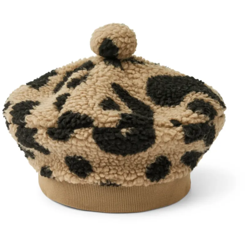 LIEWOOD Mega Leo / Oat Mix Poplar Pile Beret Mössa Billigare