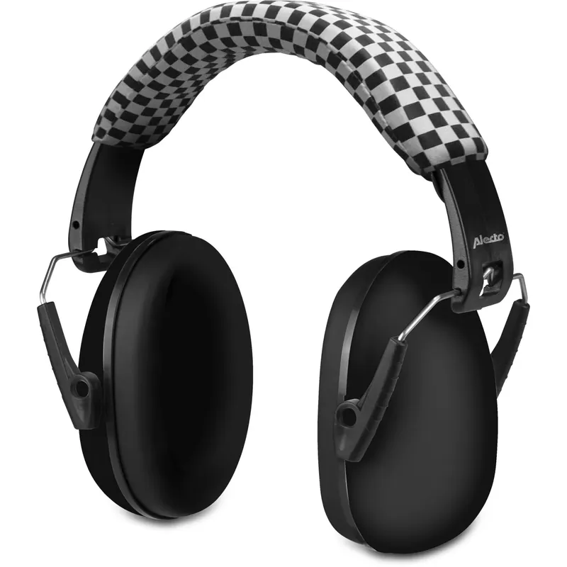 Handla nu Alecto Black Earmuffs Til Børn