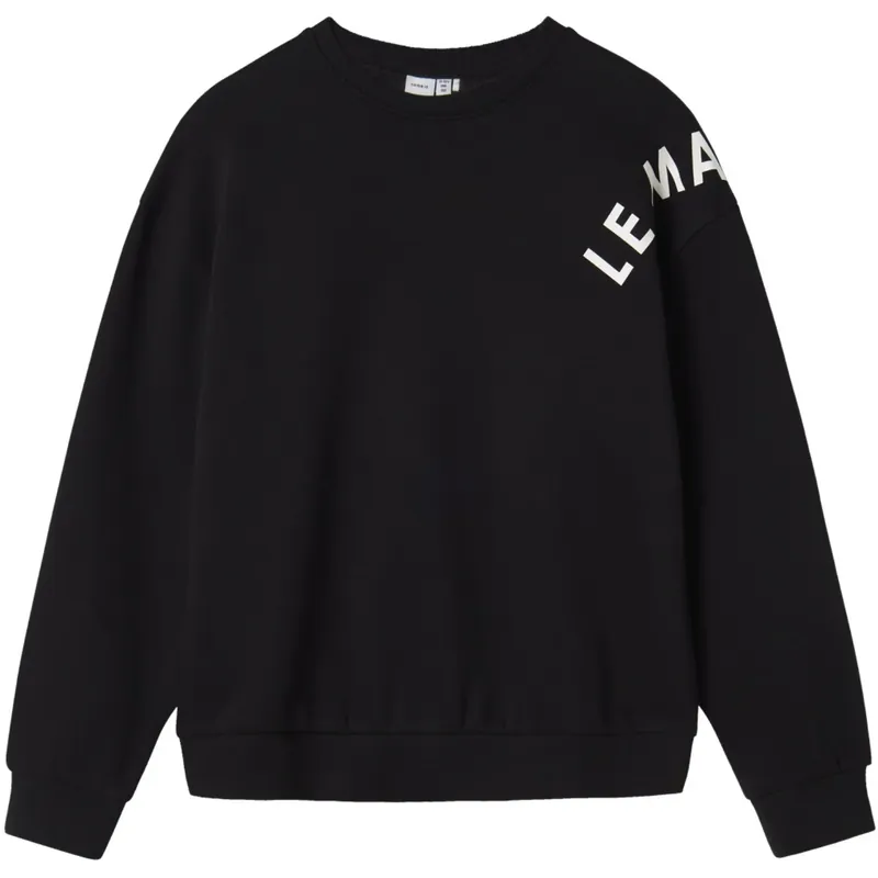 Lägg i varukorgen Name It Black Nkfodika Ls Rlx Sweat Bru Bf