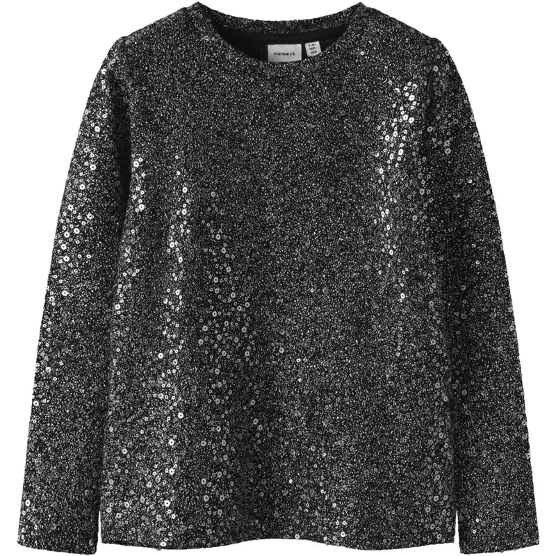 Name It Black Nkfsura Ls Topp Kundfavorit