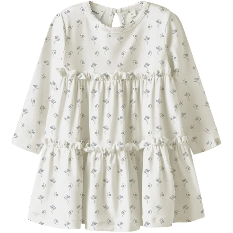 Erbjudande Lil‘Atelier Coconut Milk Bell Flower Nmfgayo Sel Ls Klänning Lil