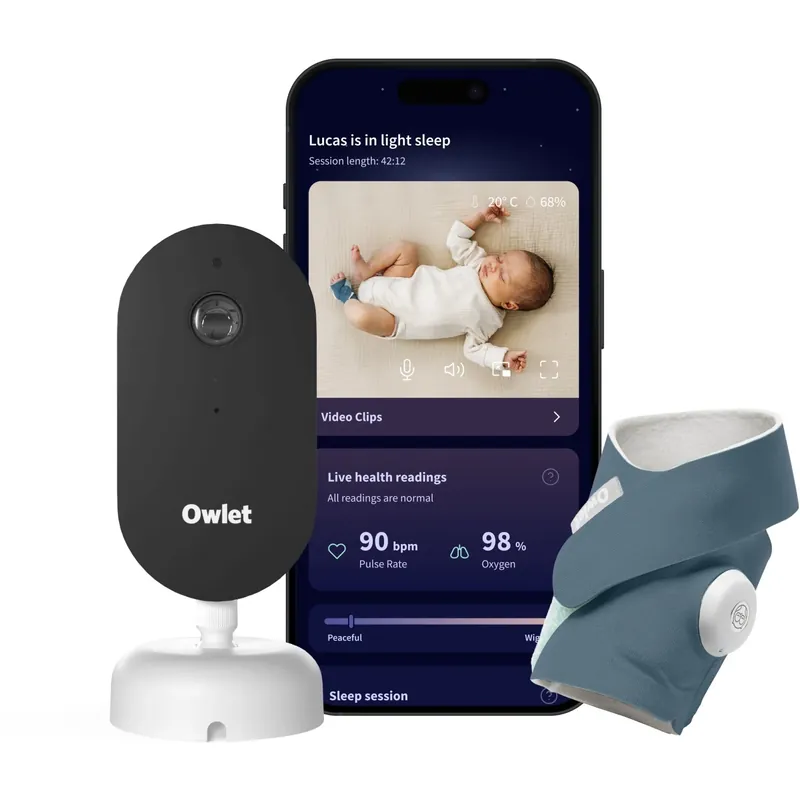 Owlet Bedtime Blue Owlet DreamSight Duo I lager