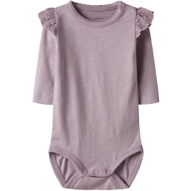 Säker betalning Name It Dawn Pink Nbfbrianne Ls Body